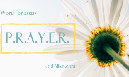 Why PRAYER Is My Word For 2020