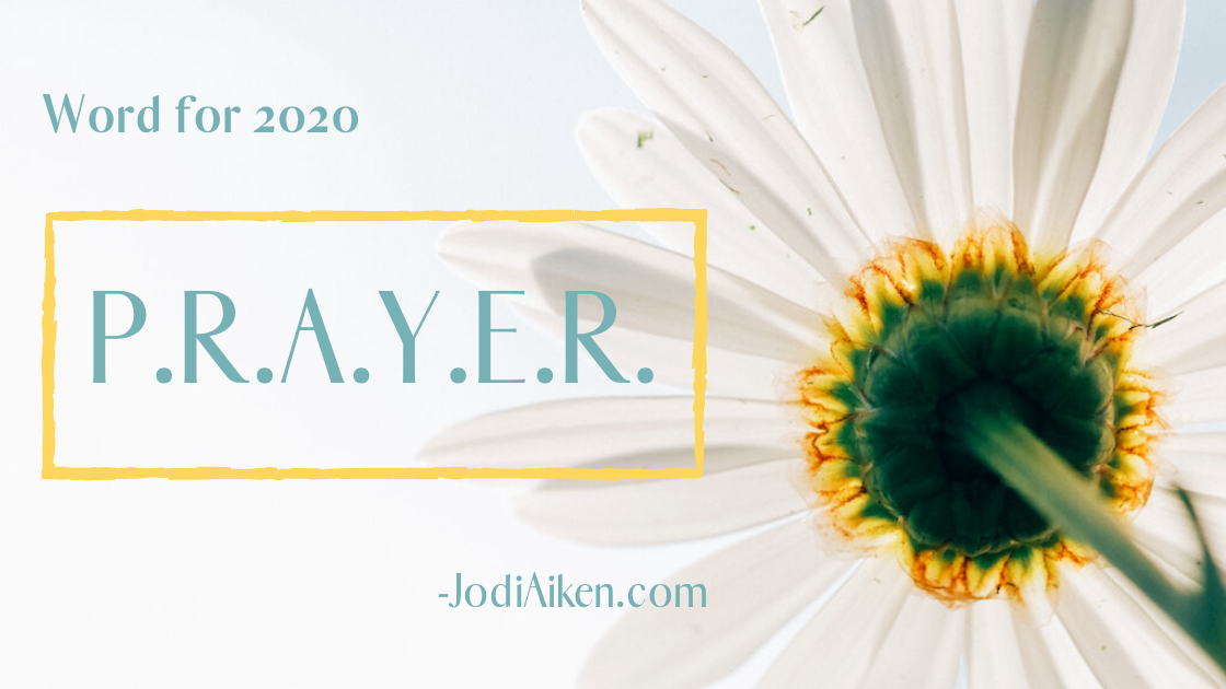 Why PRAYER Is My Word For 2020