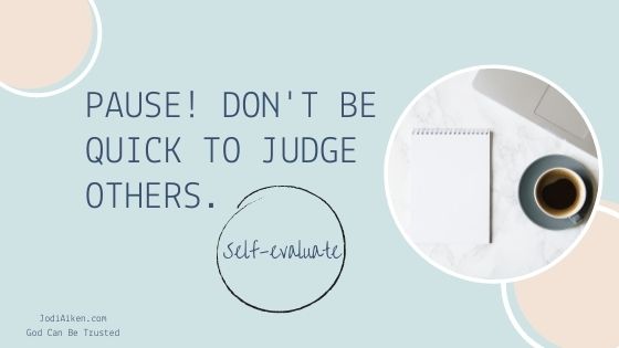 I Don’t Like To Act That Way!