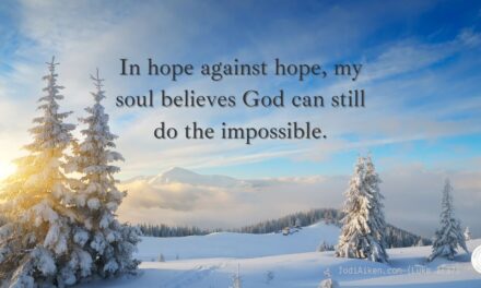 Finding your way from Disoriented Faith to Reoriented Hope